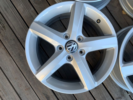 5G0 Oryginał Nowe Felgi 16 5x112 Vw Tiguan Golf 7 Touran Passat Sharan