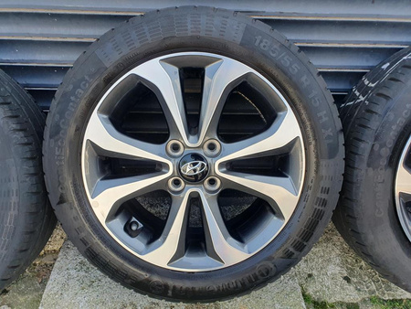 Oryginał koła 185/55R15 Hyundai I10 4x100 Continental lato 6,6mm
