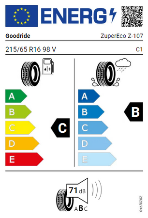 215/65R16 Goodride ZuperEco Z-107 98V opona letnia montaż gratis