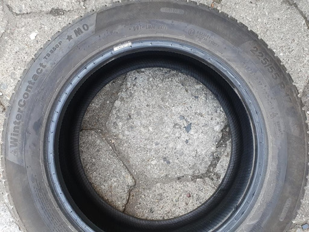 225/55R17 Continental WinterContact komplet opon zima 6,5mm nr7680