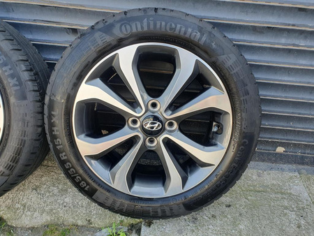 Oryginał koła 185/55R15 Hyundai I10 4x100 Continental lato 6,6mm