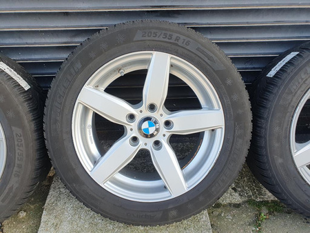 Koła 205/55R16 BMW F20 F21 F22 F23 5x120 Michelin zima 4,7mm