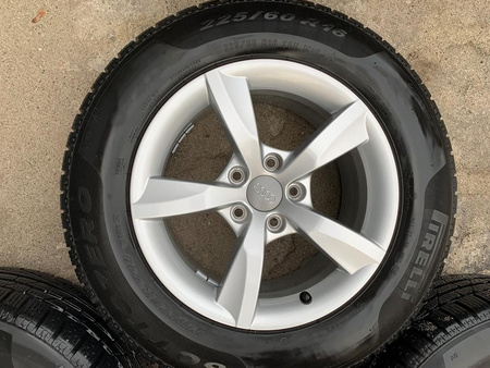 Oryginał Koła 225/60 16cali 4G0 Audi A6 C7 S-line A4 A5 Opony Zima 8mm