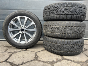 Oryginał koła 225/55R17 Mercedes E klasa W213 A213 Dunlop 6,7mm zima