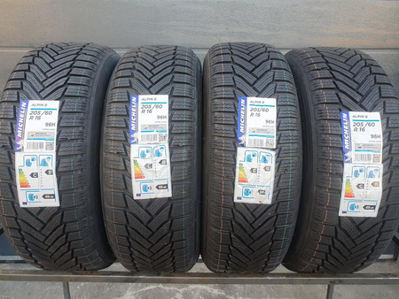 205/60R16 Michelin Alpin 6 XL komplet opon zima nowe nr6553